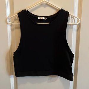 Zara cropped tank top